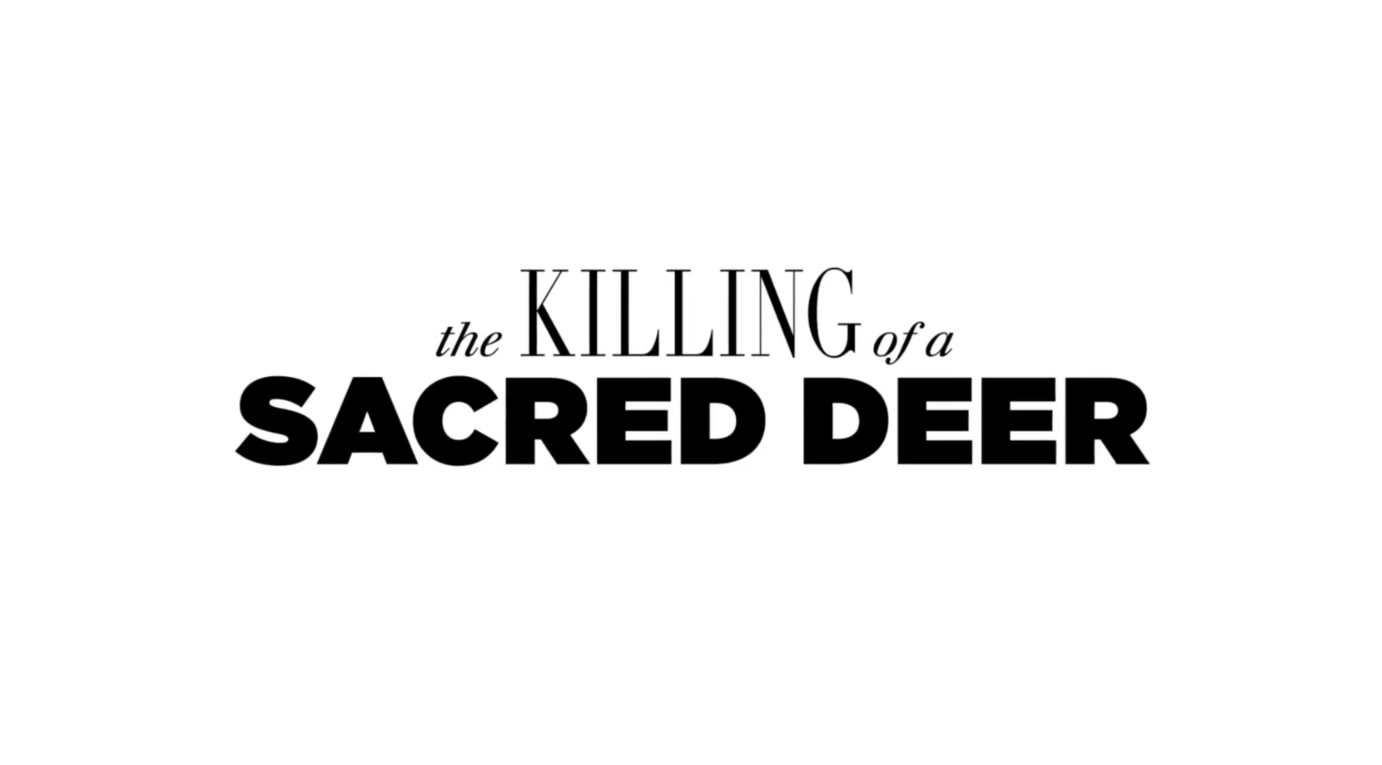 The Killing of a Sacred Deer | Trailer