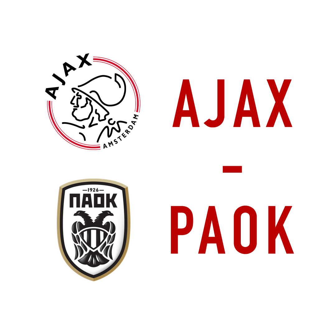 logo Ajax - PAOK Salonic - LIVE