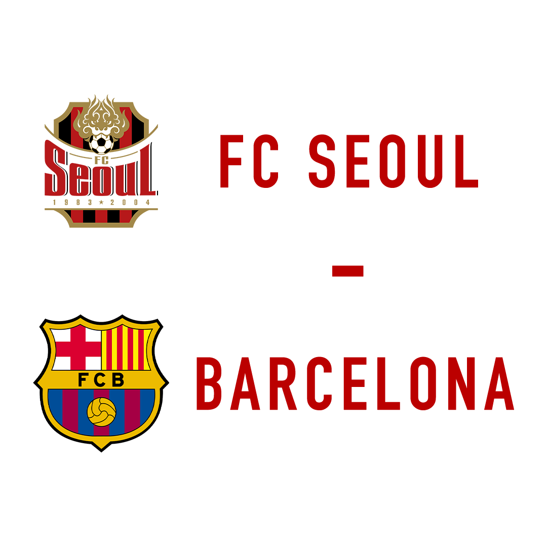 logo FC Seoul - FC Barcelona - LIVE