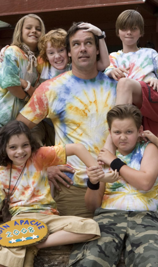 Cu copiii în tabără