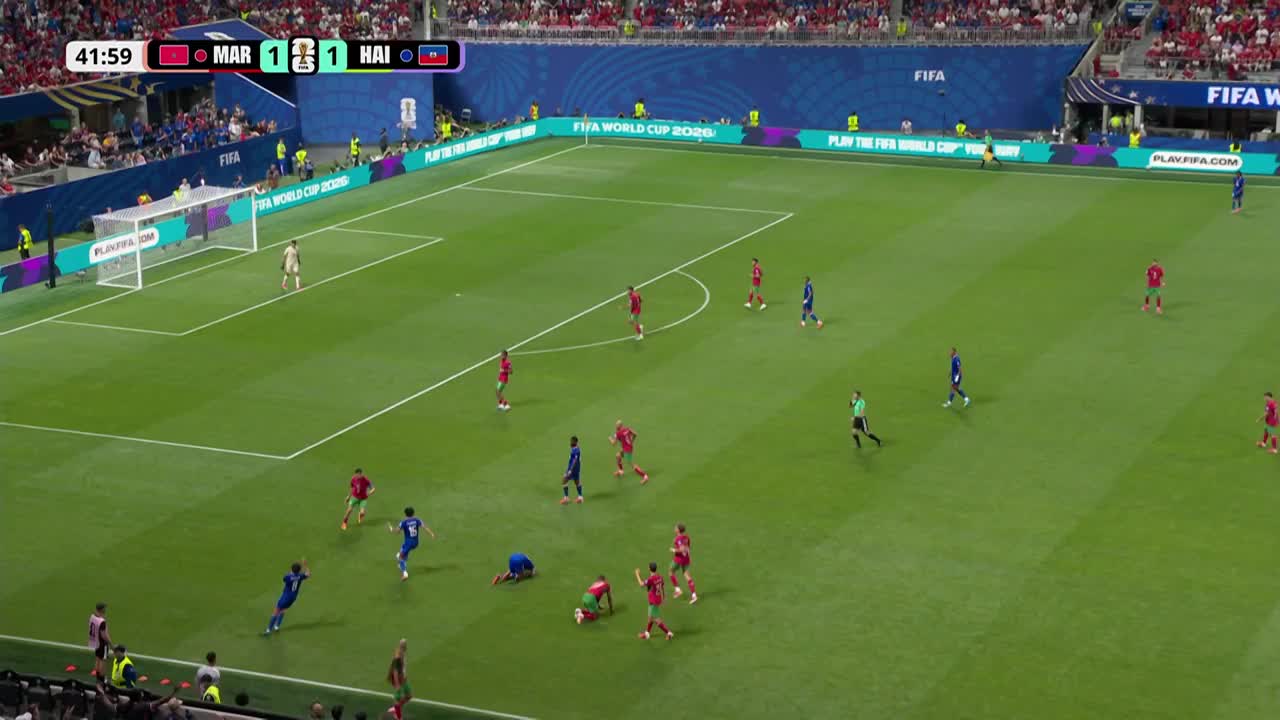 Wilson Isidor 1-2 | Maroc - Haiti