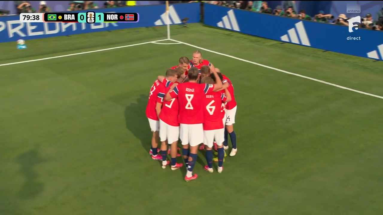 Erling Haaland 0-1 | Brazilia - Norvegia