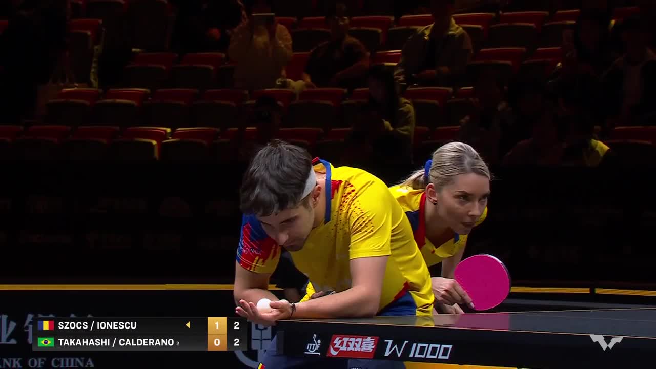 Tenis de masă | WTT China Smash 2026: Szocs / Ionescu vs. Takahashi / Calderano